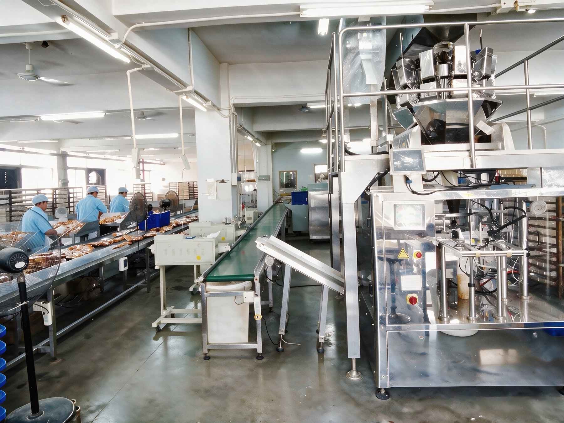 Pouch packaging line at Aumeats Yaho Shaped Chew Production Base