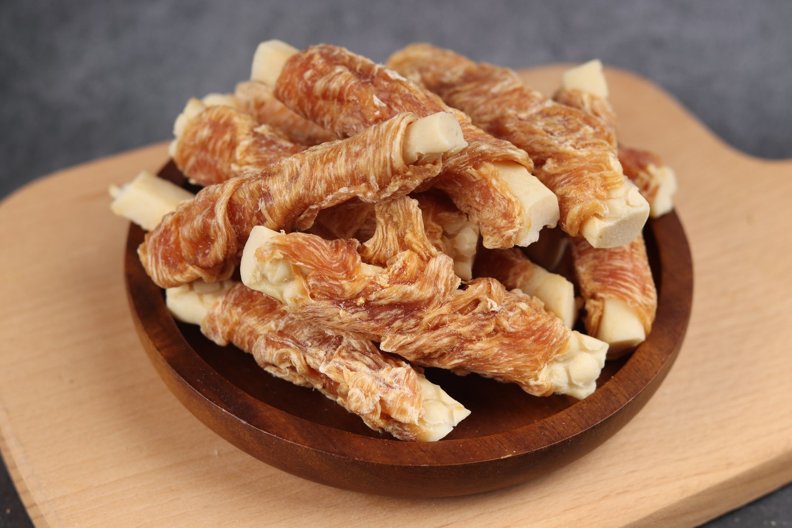 Chicken-wrapped cheese stick
